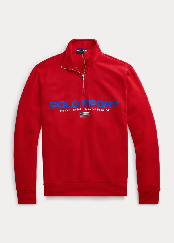 Sudaderas Polo Ralph Lauren Hombre Rojos - Polo Sport Fleece - XQURM2815